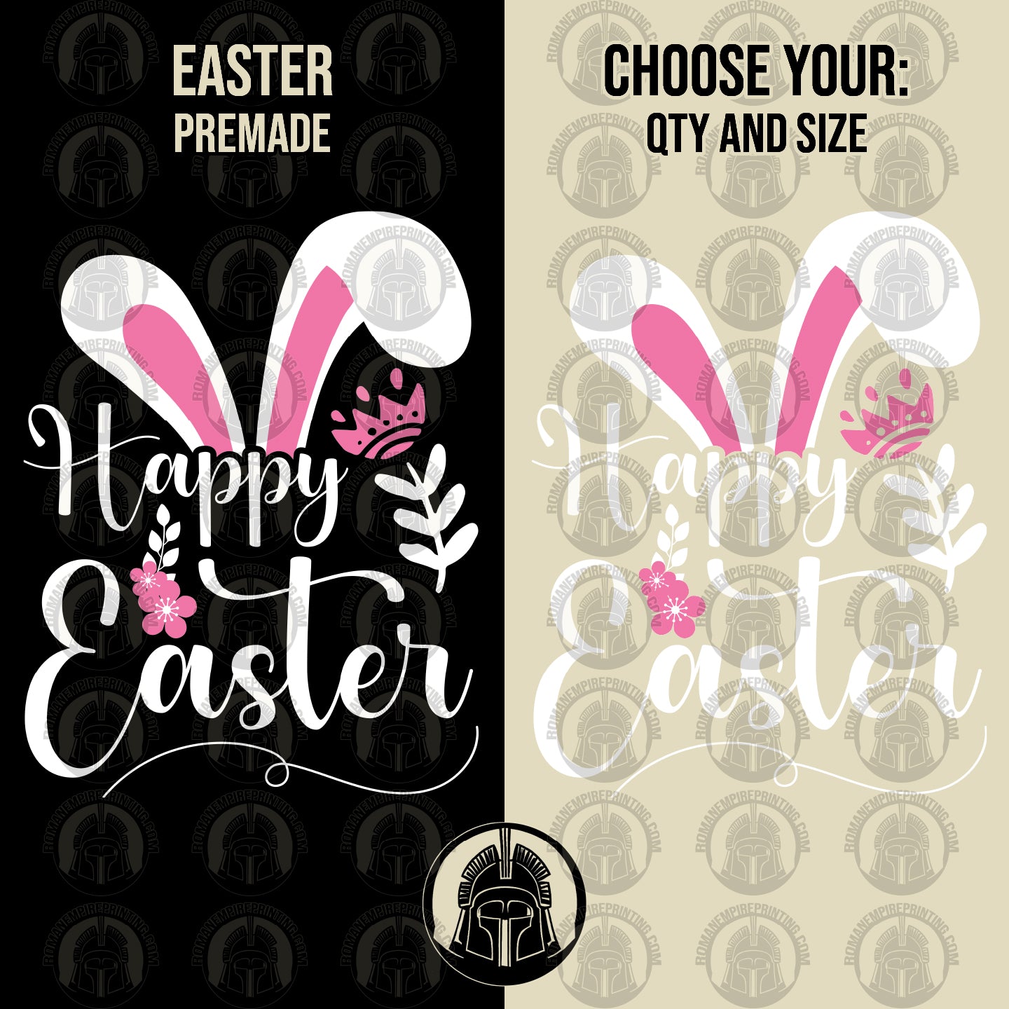 Happy Easter - Bunny 1 - Easter - DTF
