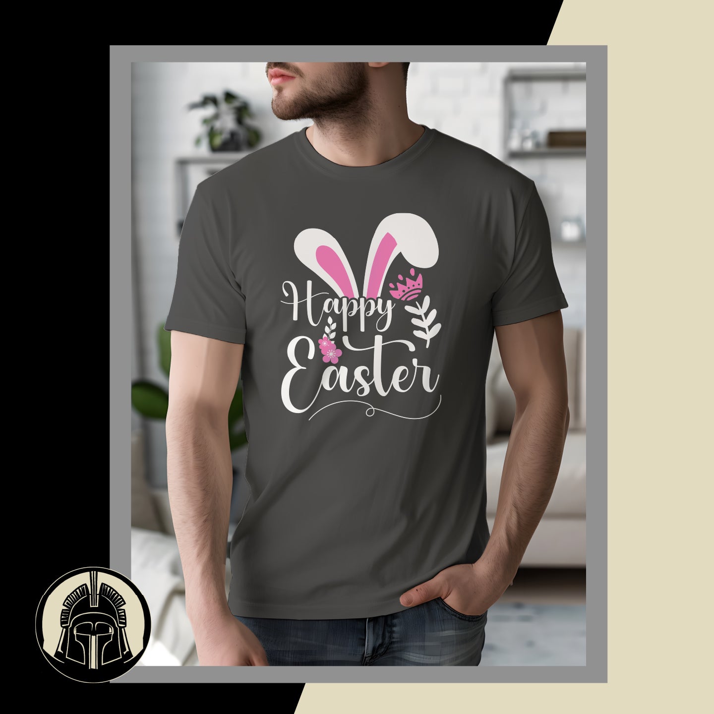 Happy Easter - Bunny 1 - Easter - DTF