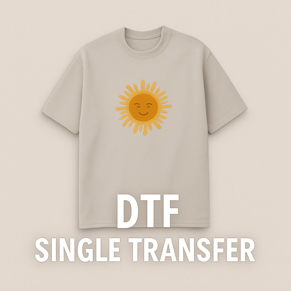 Order single DTF transfers by size - ordering path tile