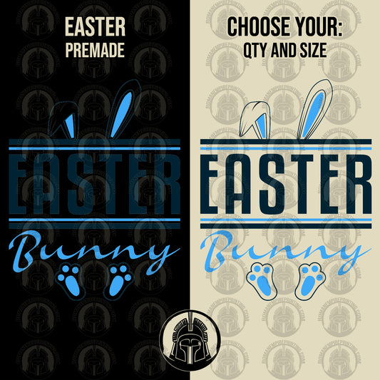 Easter Bunny - Paw Prints - Sporty - Bunny - Easter - DTF