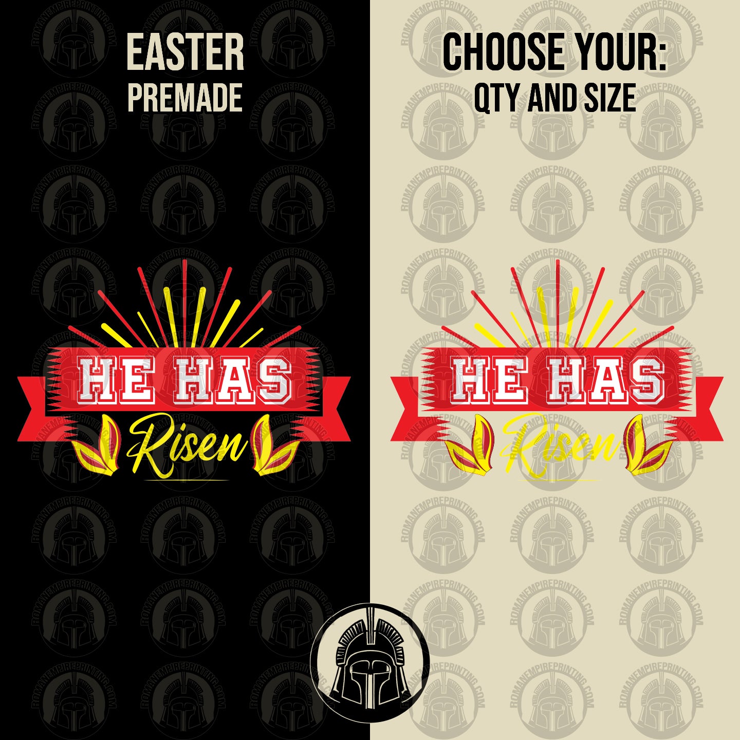 He Has Risen - Religious - Sunshine - Easter - DTF
