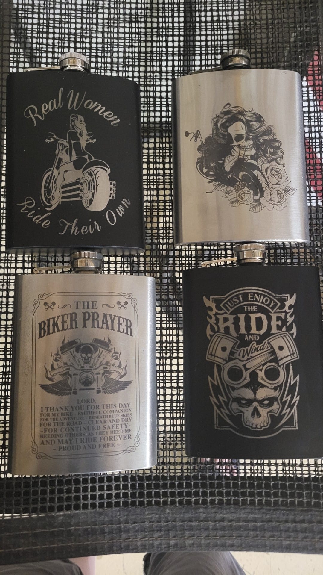 Custom Laser Engraved Flask